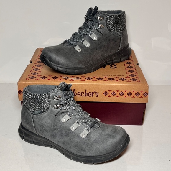 Skechers Synergy Cold Daze Water Repellent Hiker Boots - Picture 4 of 6